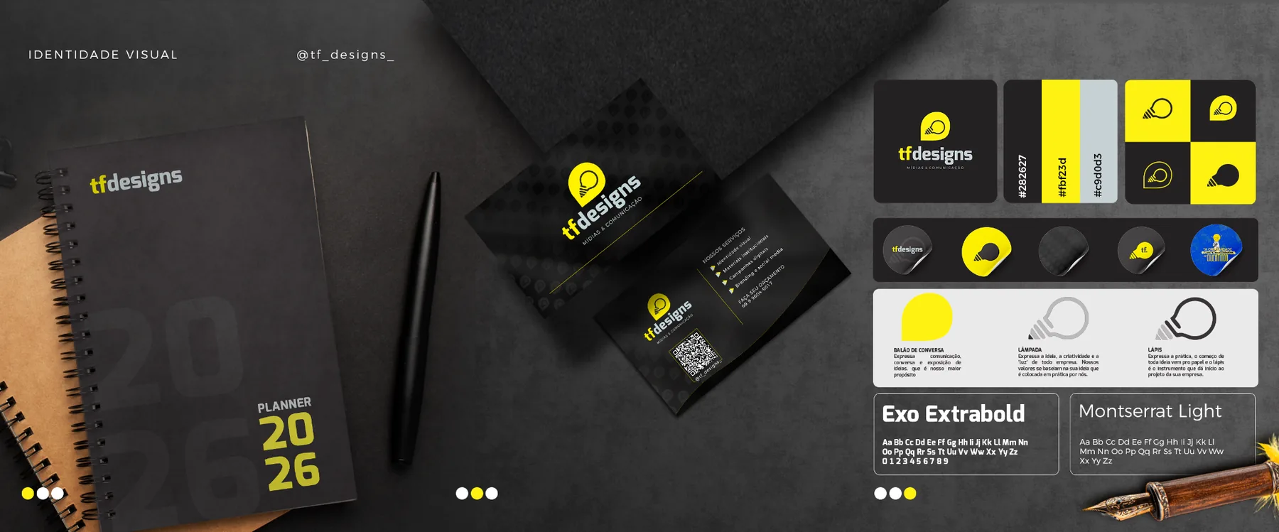 Identidade Visual TF Designs — Branding • Identidade Visual