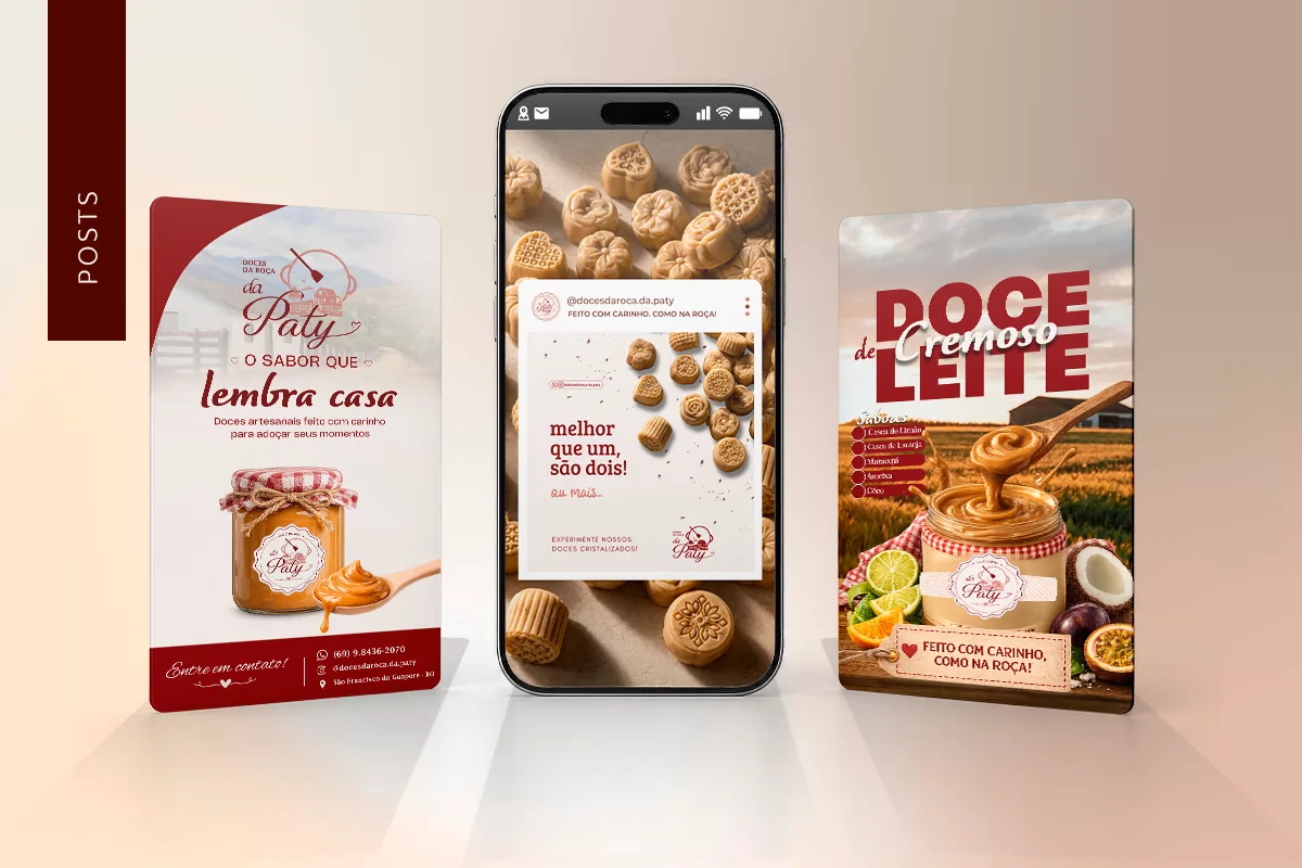 Conteúdo digital — Doces da Roça da Paty